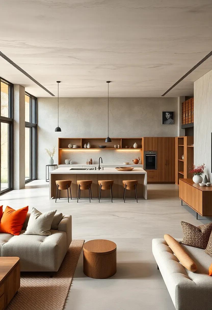 Maximize Functionality with a Multi-Level Island That doubles as a Dining Table and Prep area