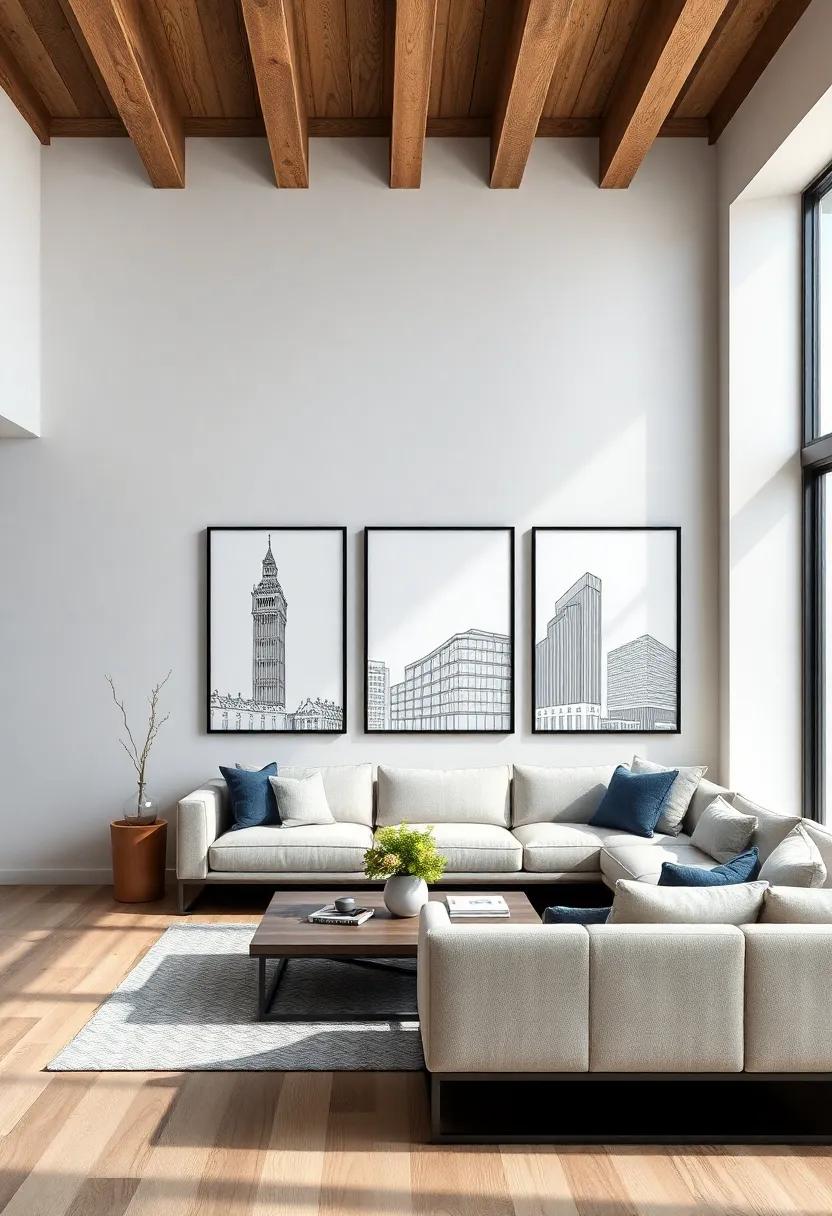 architectural Sketches: Detailed yet ‌minimal⁤ monochrome renderings of iconic buildings with sharp,⁢ clean lines