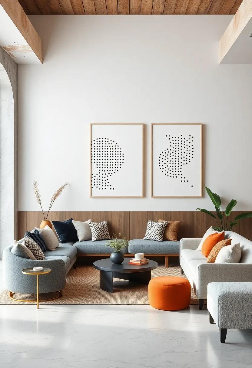 Dot and Dash Patterns: Repetitive monochrome motifs that create textured yet⁤ clean ​wall art pieces