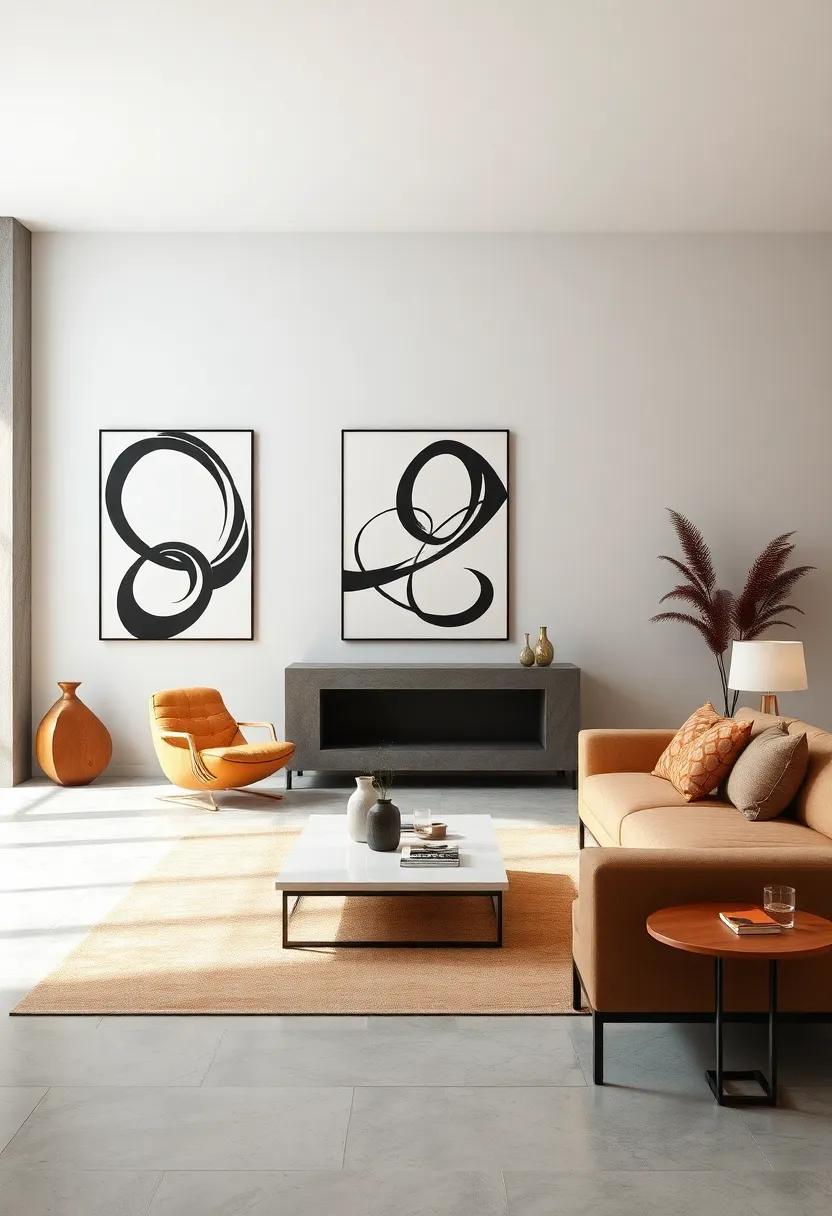 Calligraphy-Inspired Swirls: Flowing, elegant‍ black swirls and loops that embody simplicity⁢ and movement