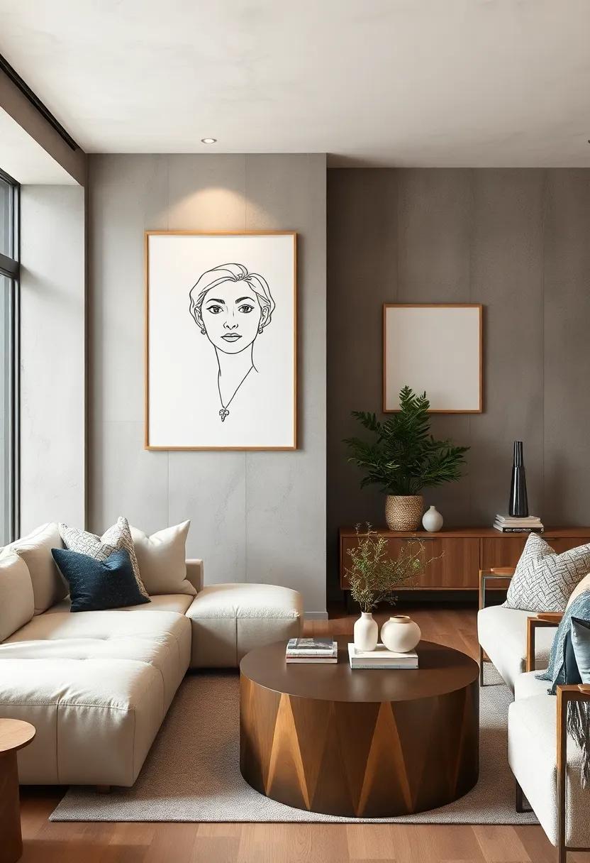 Minimalist Line Art Portraits: Single-line drawings capturing the essence of ‌human features with elegant simplicity