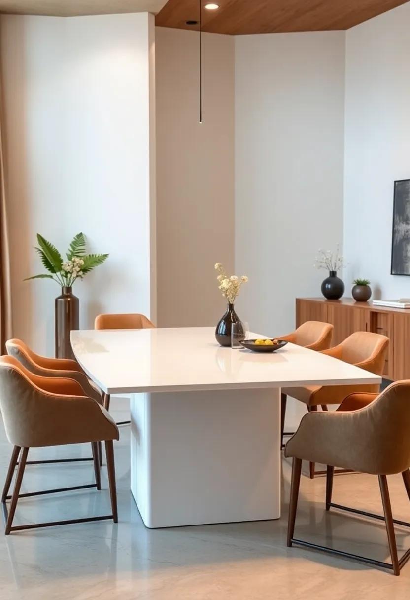 High ‌Gloss White Lacquer⁢ Table – Reflective ‍finish makes small spaces feel expansive ‍and modern