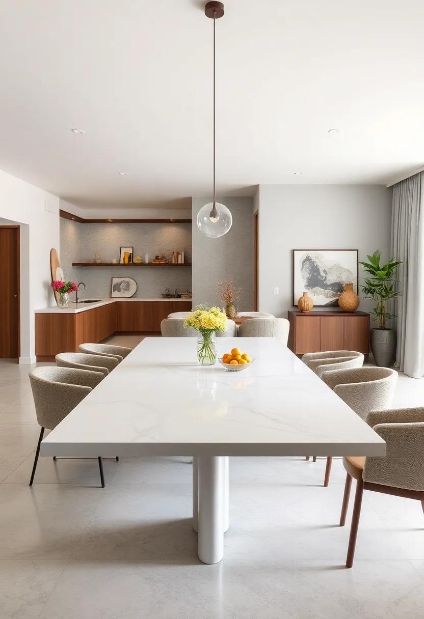 Thin Edge ⁣Solid⁣ Surface Table⁤ – Sleek simplicity with a ⁣focus ‍on exceptional‍ craftsmanship and material quality