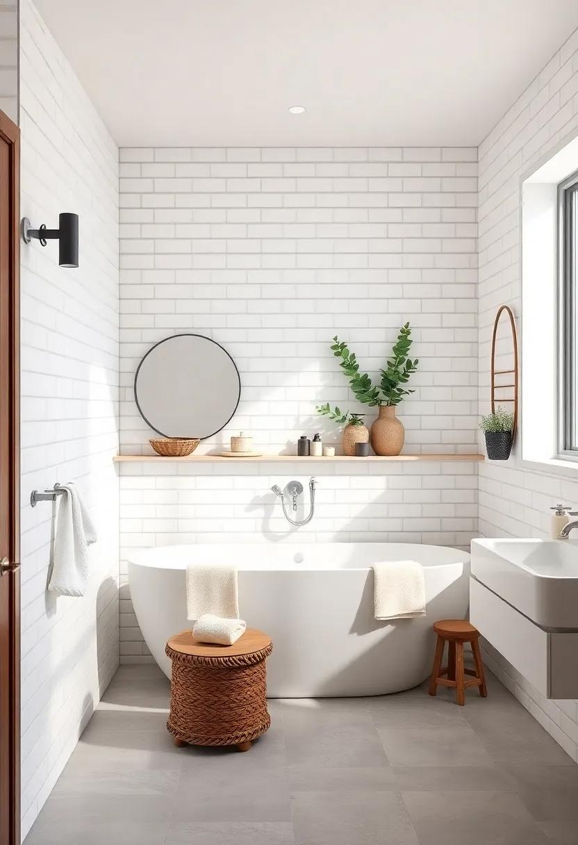 White ​Subway Tiles‍ with Matte Finish for a ‌Classic Yet Contemporary‌ Look