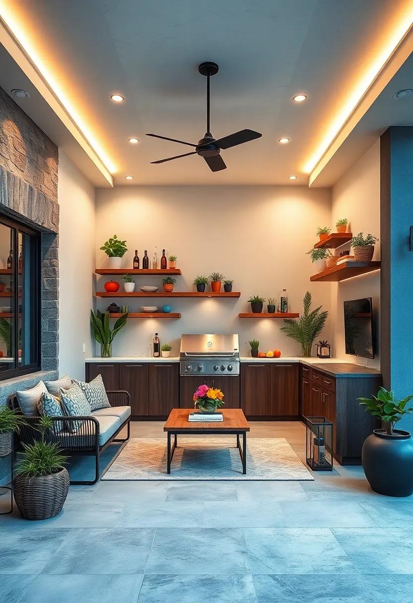 Fold-Down Shelves – ‍Save space with foldable shelves that‌ can⁢ be tucked away when not in ‍use, ‍ideal for​ compact‌ outdoor kitchens