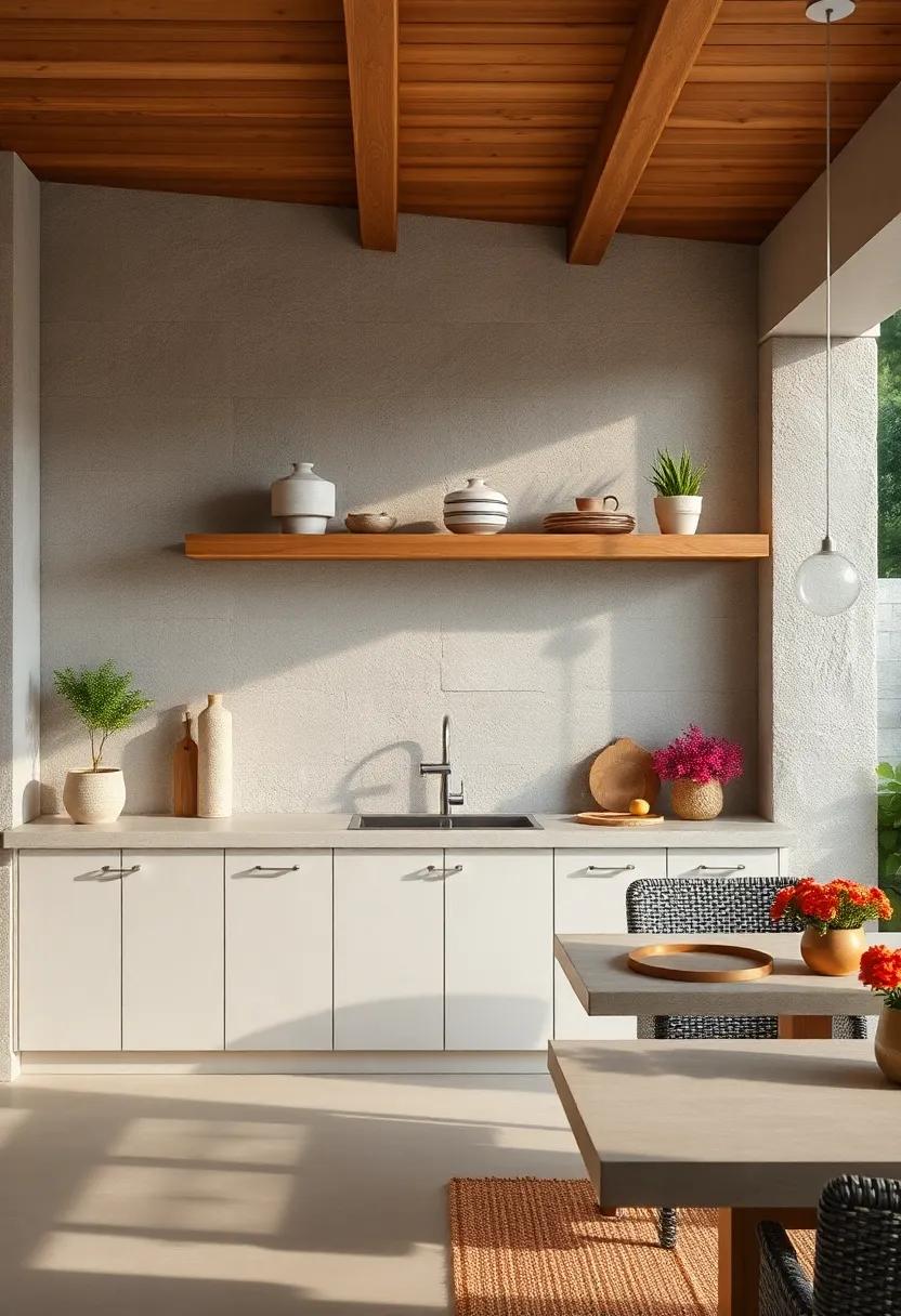 Stone Ledge Shelves – carve or install stone slabs as ‍shelves to ⁣introduce ⁤a natural,earthy element that’s both durable and elegant