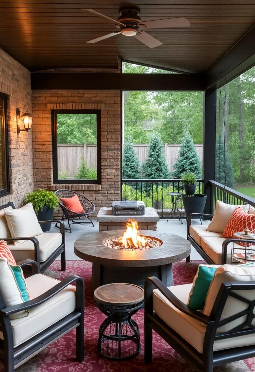 Bond Manufacturing Stratton 38-Inch Fire‌ Pit Table – A versatile choice ⁢with a ‌glass wind⁢ guard and generous‍ tabletop space for drinks and snacks