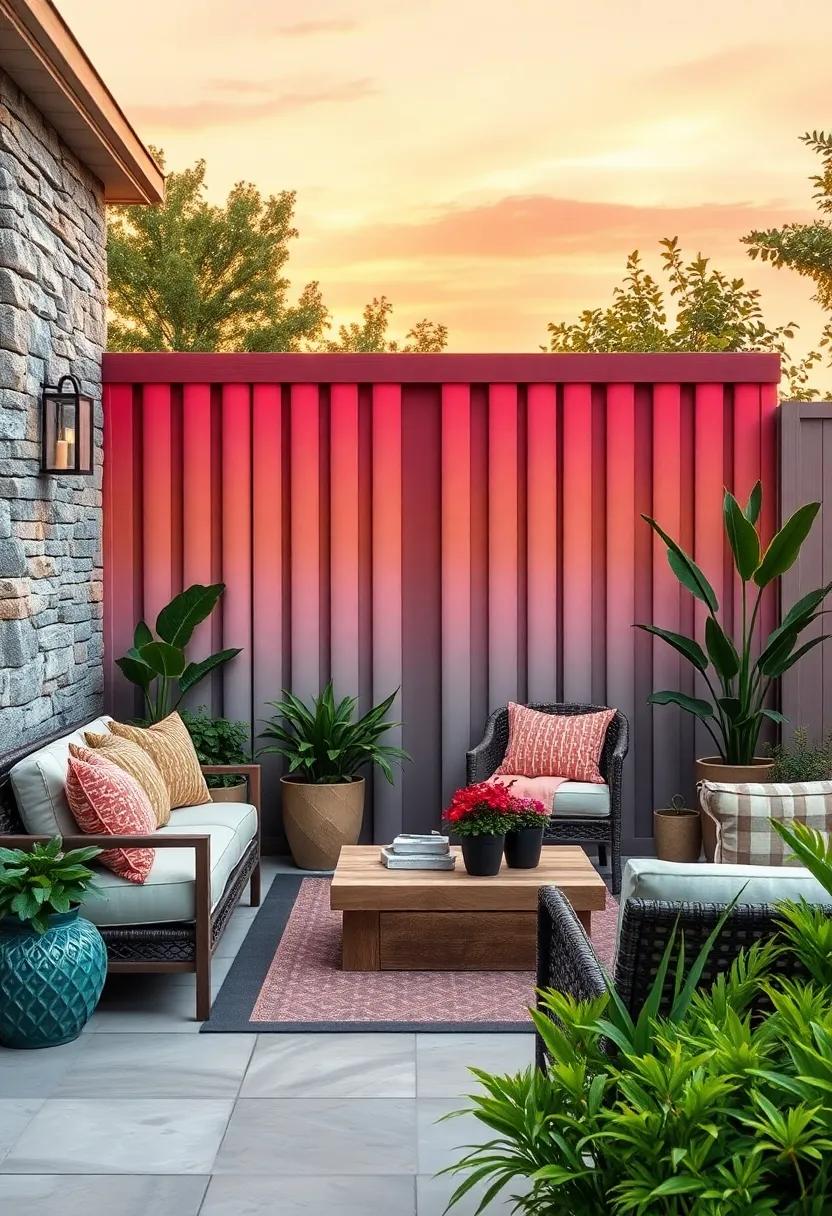 Ombre⁣ Sunset: Mimic the changing‍ sky ​with gradient colors from ⁢orange to​ pink⁢ to purple, perfect for warm⁣ summer ‌evenings