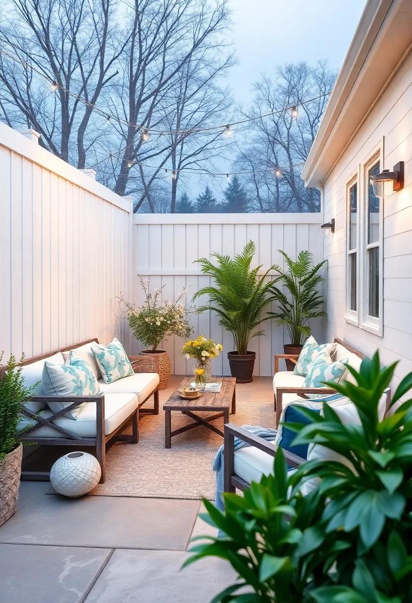 Winter Whites and Blues: Bring a serene winter vibe to your garden​ with crisp whites,icy blues,and silvery grays that mimic snowy landscapes and frosty mornings