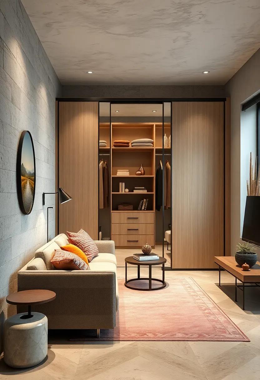 Incorporate sliding doors instead of swinging ones to save floor space and allow easier access