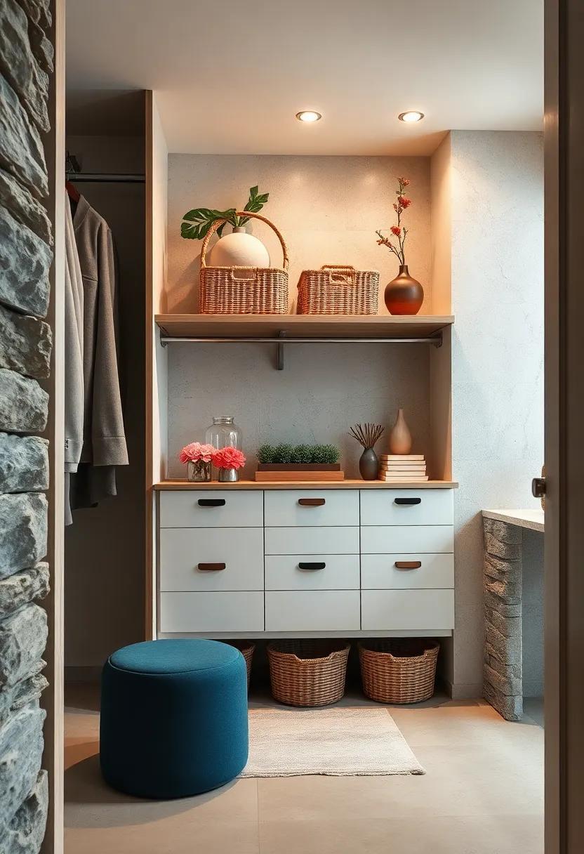 Utilize under-shelf baskets to increase storage capacity without permanent alterations