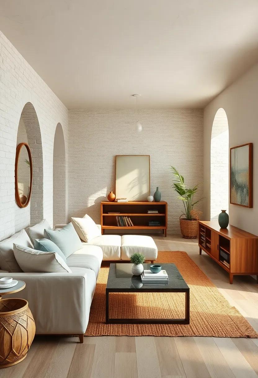 Hang floating shelves near windows to ‍display seaside collections and keep surfaces clear