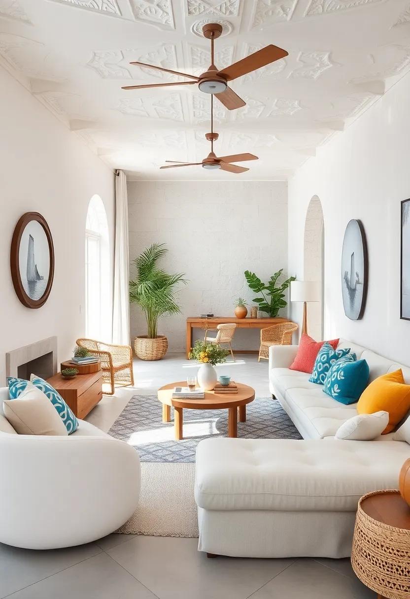 Incorporate ⁣light, airy color ​palettes ⁤inspired by the sea to create an open‌ and breezy feel