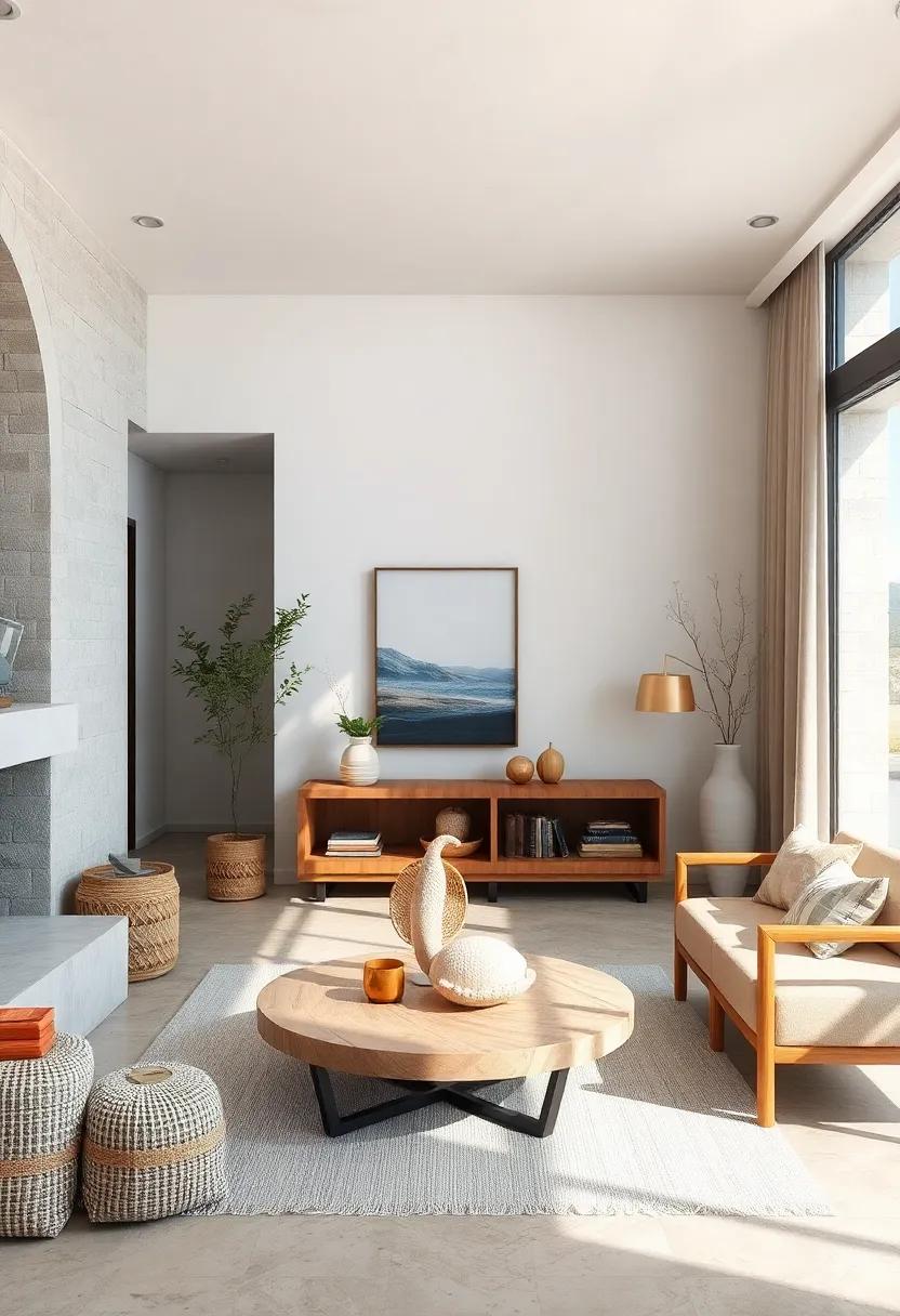 Place ​small-scale‌ coastal sculptures and shells as ⁣subtle decorative accents