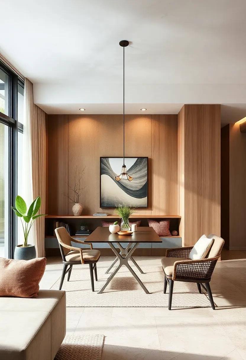 Fold-Down Wall Table: A sleek table mounted on the wall that folds ⁣down ‌when needed, freeing up ⁢floor space when not in use