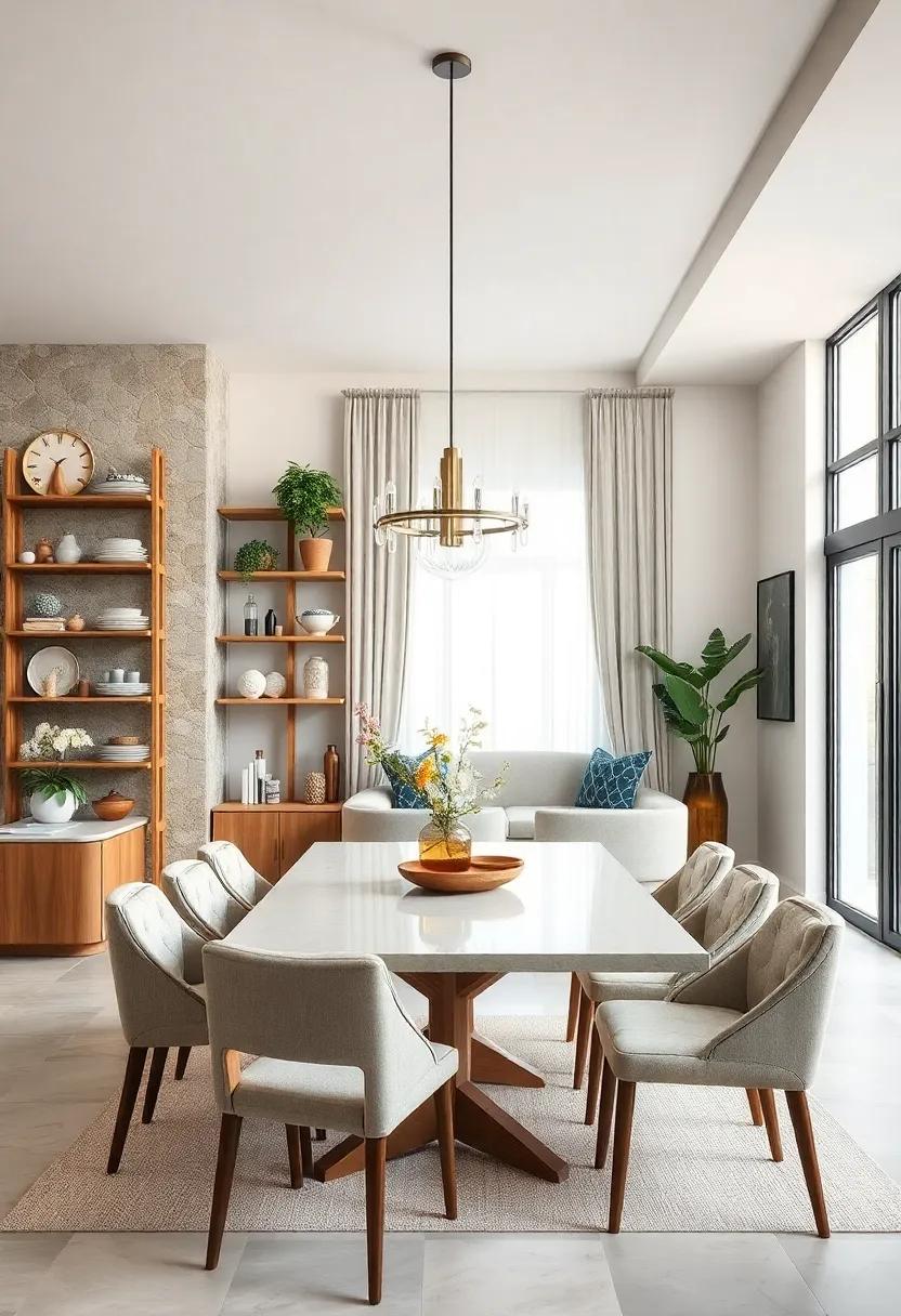 Ladder-Style Shelving units: narrow shelves used in place of⁤ bulky⁤ furniture to store dishes and decor vertically