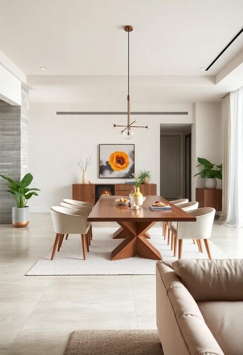 Slim Profile Extendable Console Table: A narrow console that expands‌ into a full dining table when ⁤guests arrive