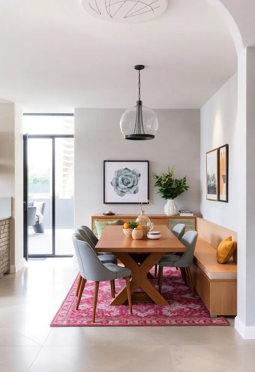 Under-Stairs Dining Nook: Utilizing the​ otherwise wasted space​ beneath stairs to create a cozy dining corner