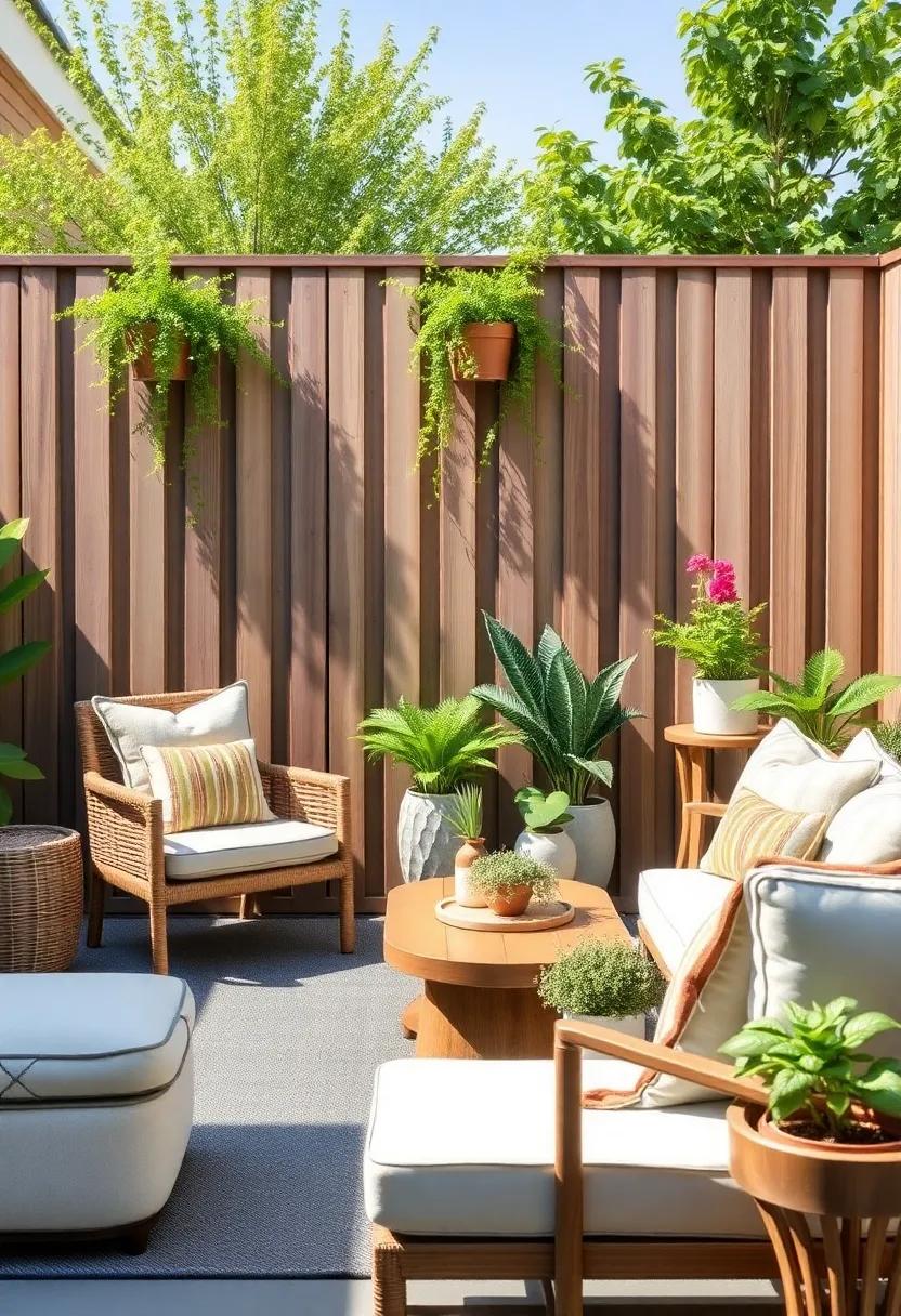 Create a Herb ⁣Garden Fence: Integrate small pots with herbs for ​a fragrant​ and practical makeover