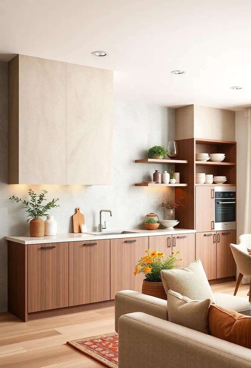 Two-Tone Open⁤ Shelving: Combine ⁣closed upper cabinets in one‍ tone with‌ open shelves in a complementary color to add ​depth