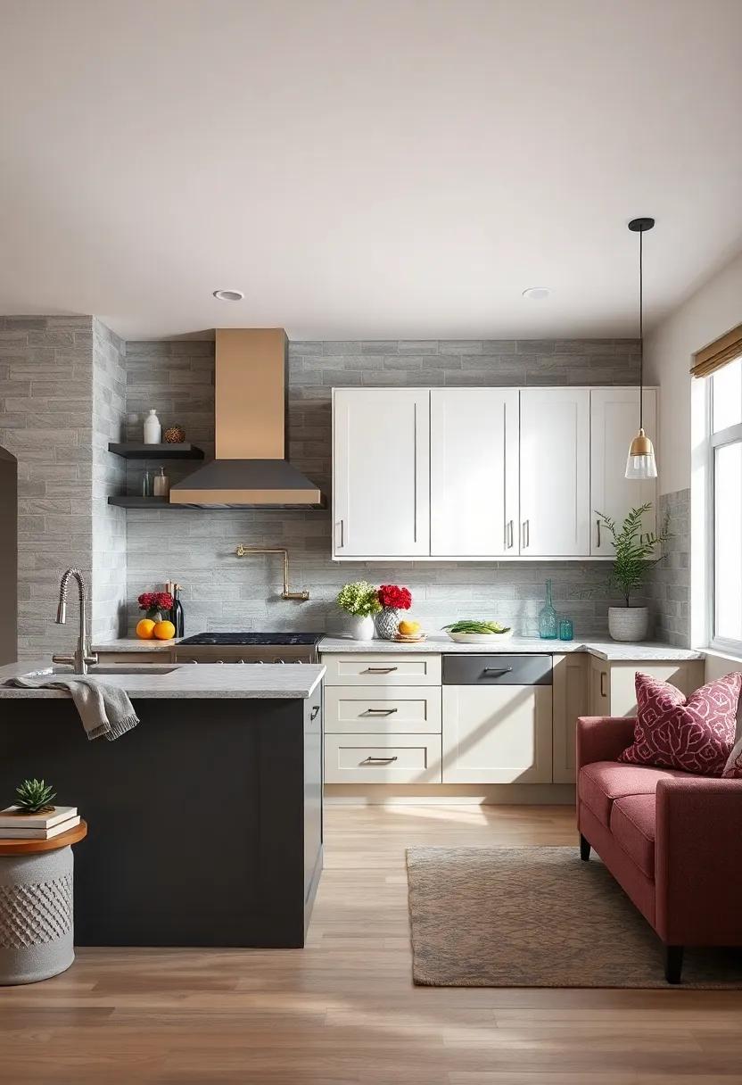 Two-Tone Shaker Style: Choose classic shaker-style cabinets in bright white above and charcoal gray below for a clean, updated look