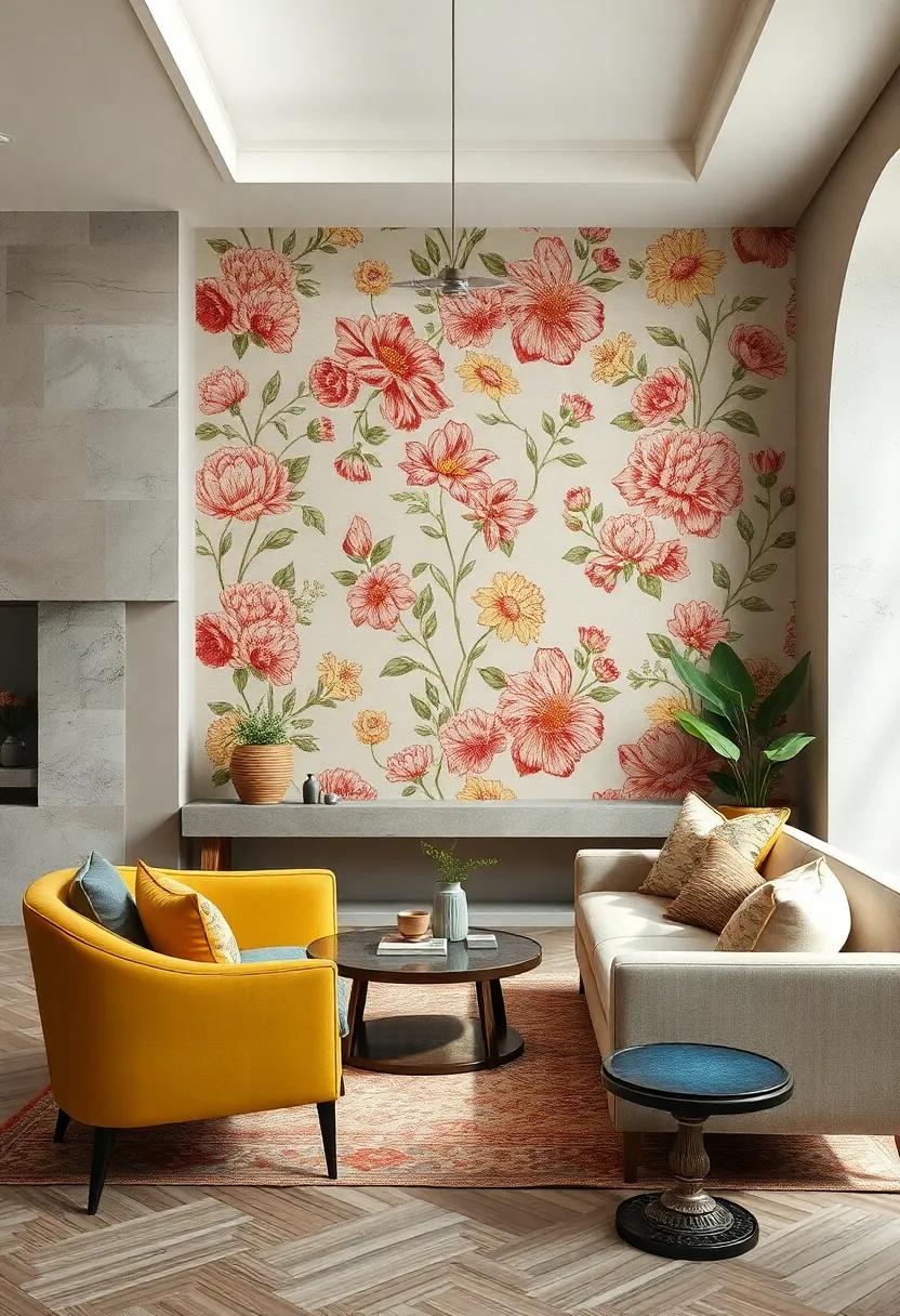 Jacobean Floral ‌Embroidery ‍– ‌Richly textured floral designs featuring bold⁣ outlines and intricate detailing inspired by ‌17th-century textiles