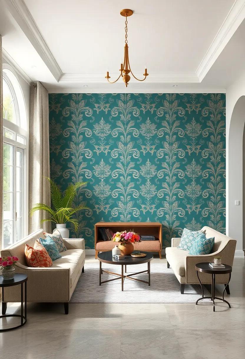 Victorian Damask Florals – Elegantly ornate ⁢with intricate swirls and floral motifs,this ⁣pattern​ offers a regal ⁣touch⁢ reminiscent of grand ‍Victorian interiors
