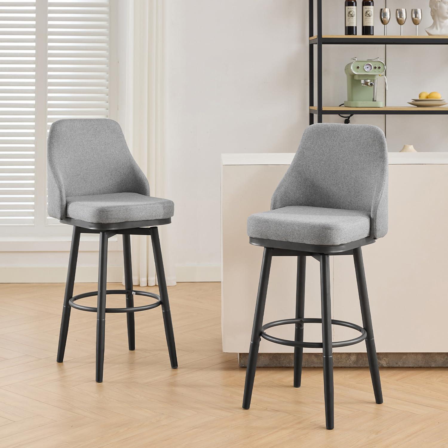 Our Honest Take on Light Grey Swivel Barstools with Adjustable Height