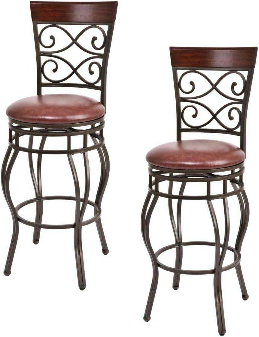 Why We Love the COSTWAY 360° Swivel Bar Stools Set of 2