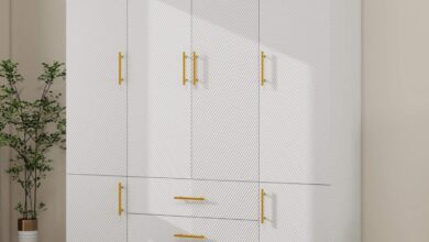 Our Honest Take on the ModMakers 4-Door Wooden Wardrobe Armoire