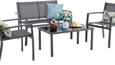 Our Honest Take on the Vongrasig 4-Piece Grey Patio Set