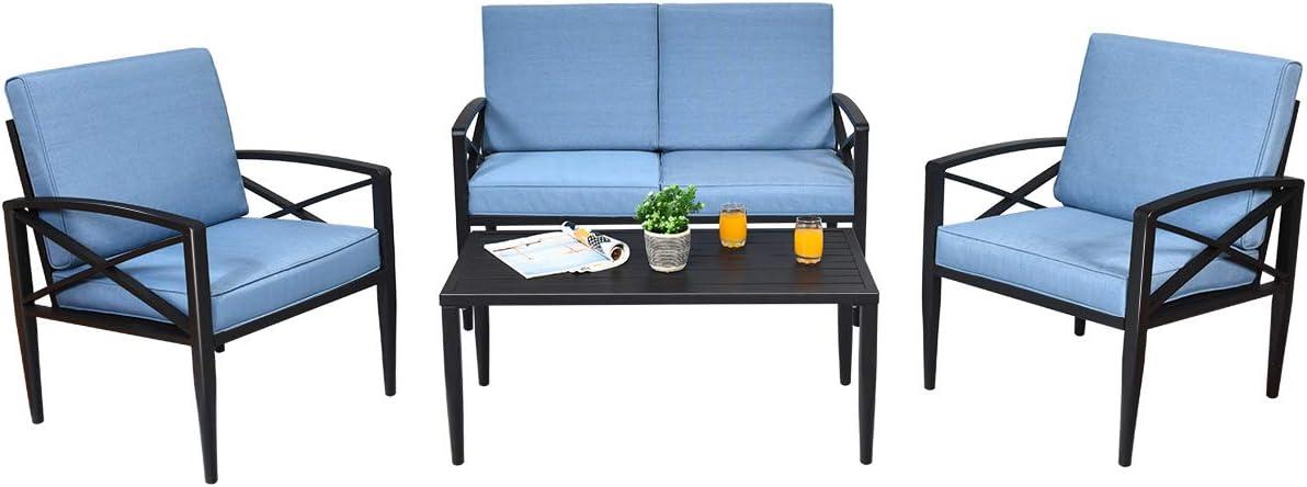 Our Honest Take on the Tangkula 4PCS Outdoor Patio Set