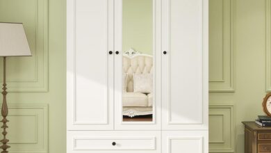 Our Honest Take on the Stylish White Wooden Armoire Wardrobe