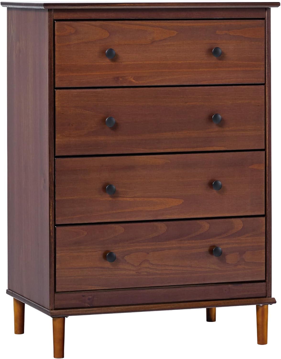 Our Honest Take on the Walker Edison Modern Tall Walnut Dresser