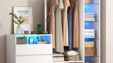 Our Honest Take on the Armoire Wardrobe with LED & Charging Hub