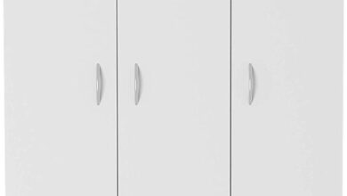 Our Honest Take on the Three Door White Armoire’s Versatile Storage