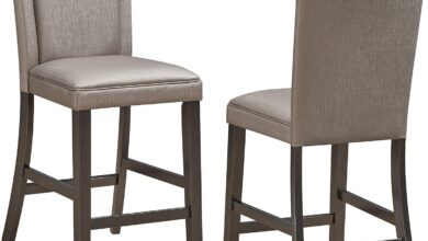 Our Honest Take: KB Designs Gray 24″ Upholstered Barstools Reviewed