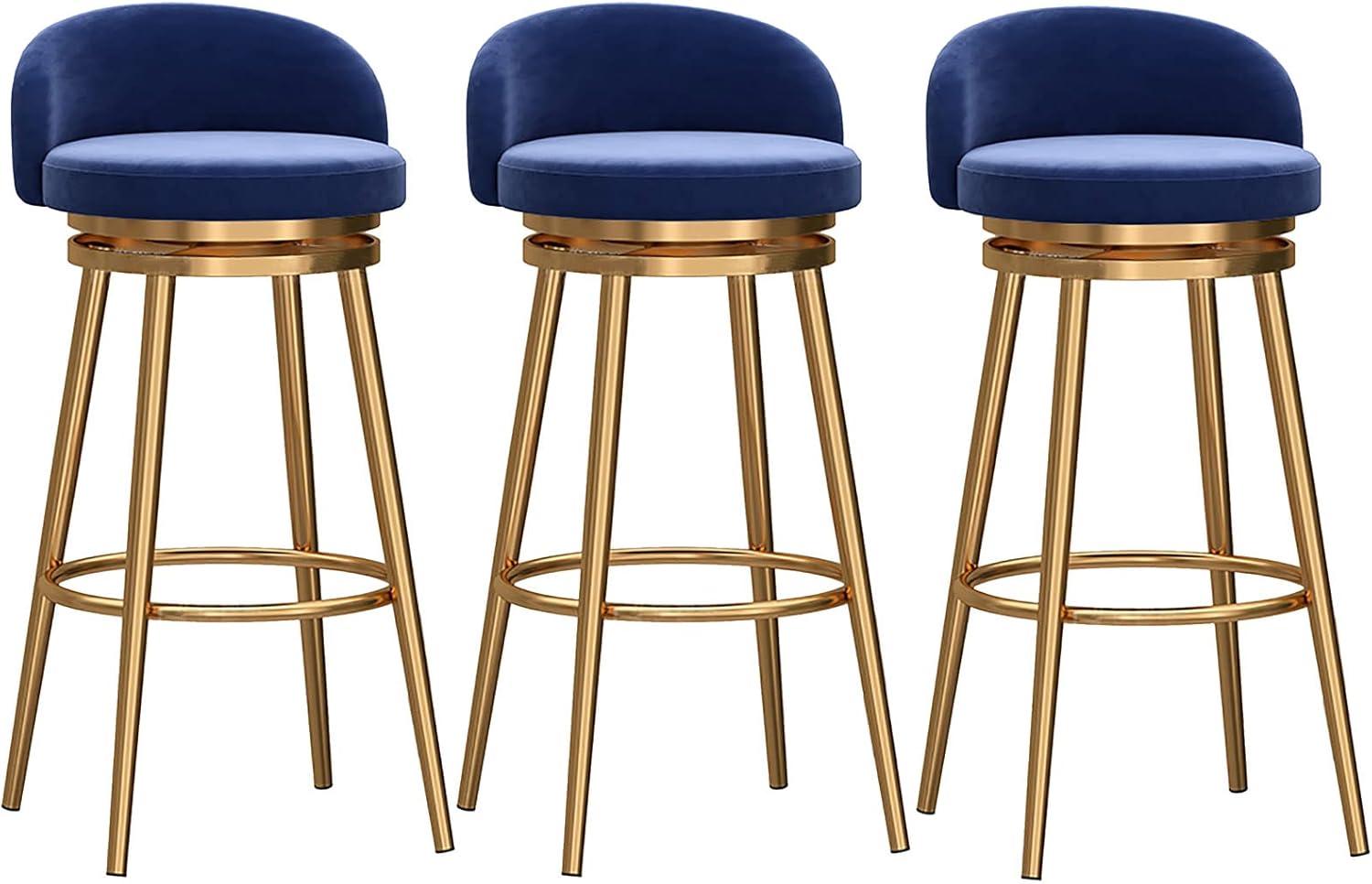 Our Honest Take on Velvet Swivel Bar Stools with Gold Legs
