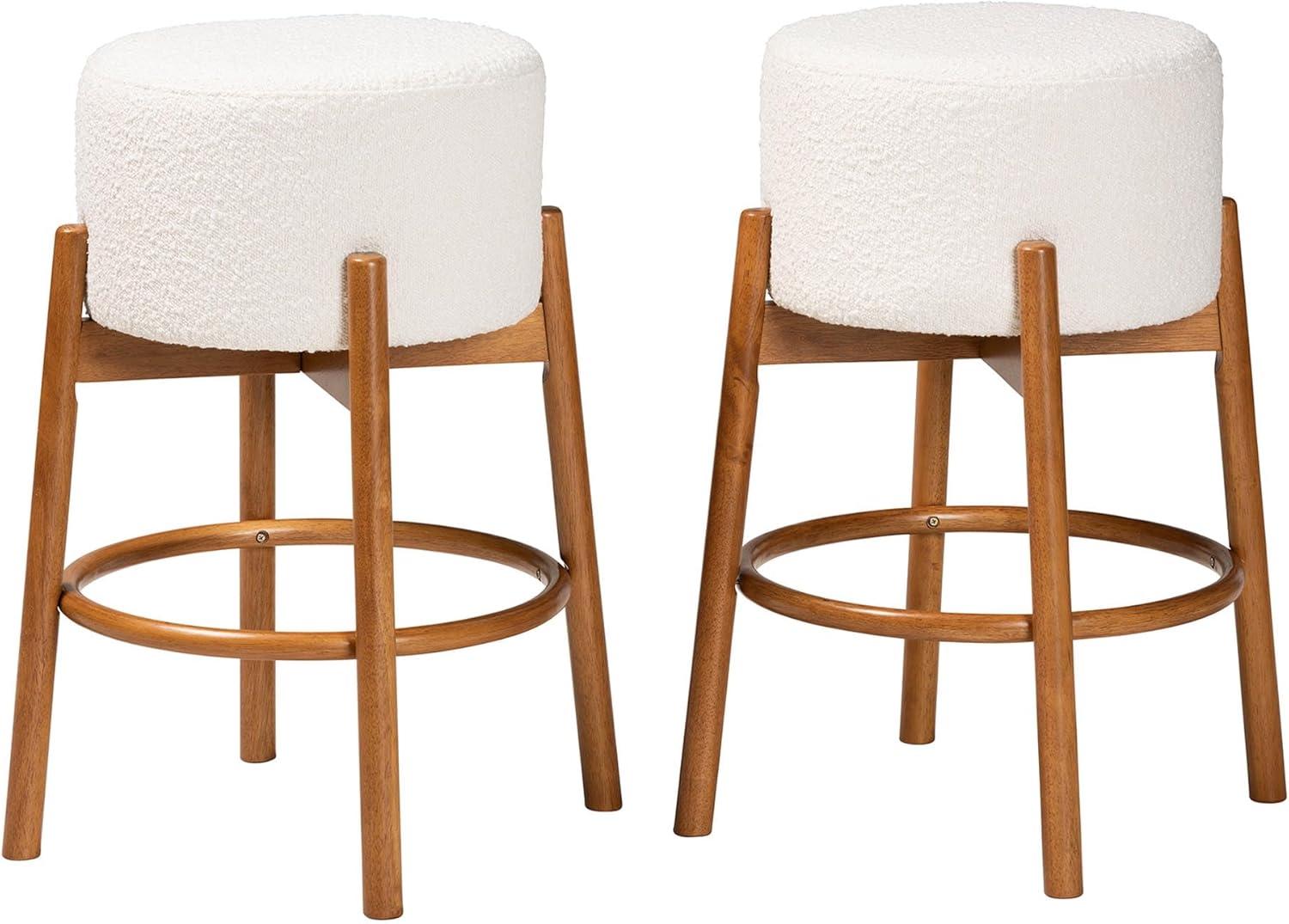 How We Fell for the Baxton Studio Olwen Japandi Bar Stool Set