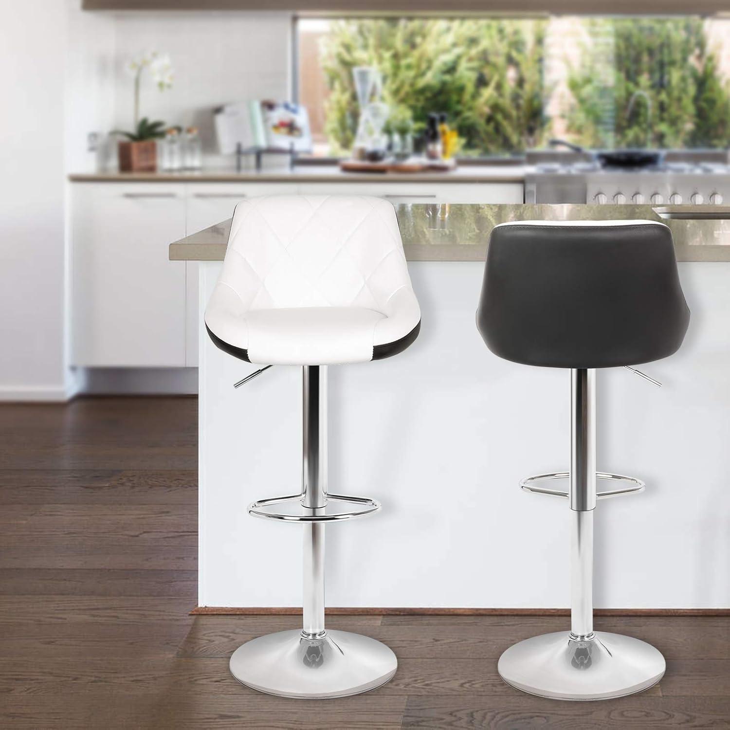 Our Honest Take on Magshion’s Sleek and Adjustable PU Leather Bar Stools