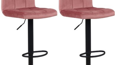 Our Take on DUHOME Pink Velvet Bar Stools: Stylish, Stable, and Swivel-Friendly
