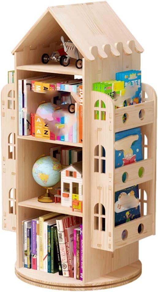 Our Honest Take on the 360° Rotating Solid Wood Bookcase