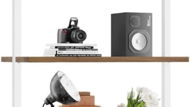 How We Organized Our Space with the Flamaker 5-Tier Bookshelf