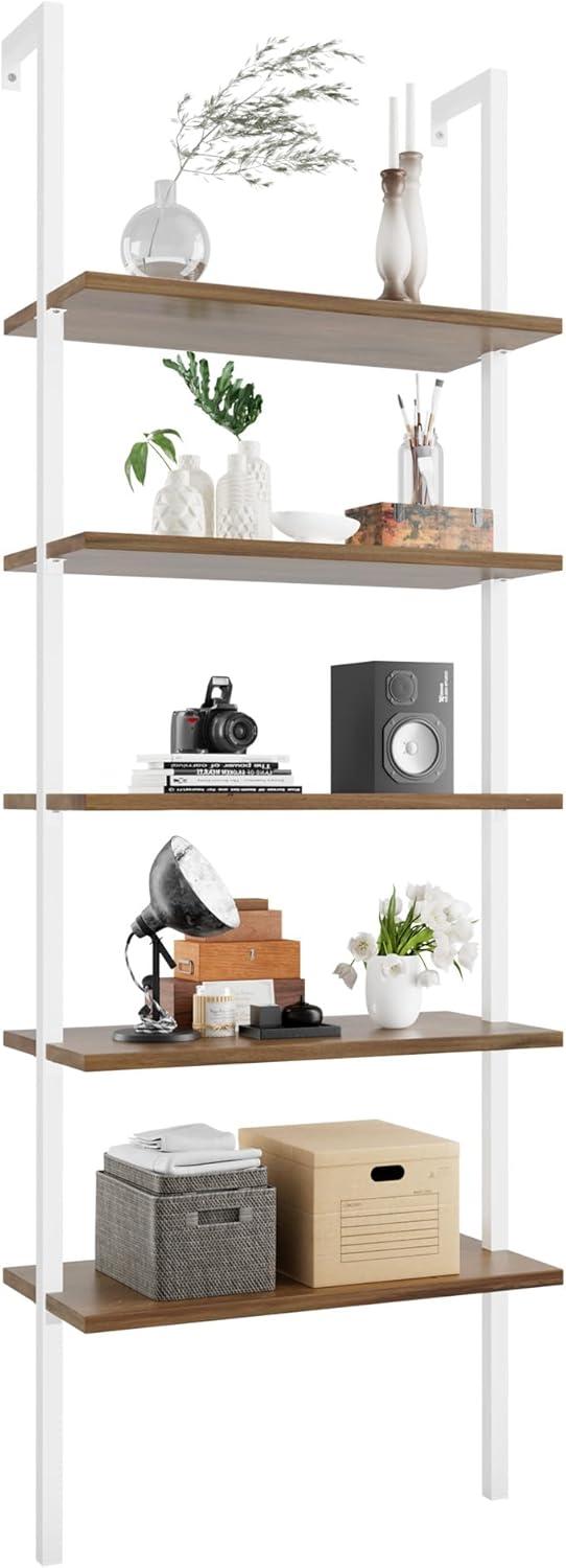 How We Organized Our Space with the Flamaker 5-Tier Bookshelf