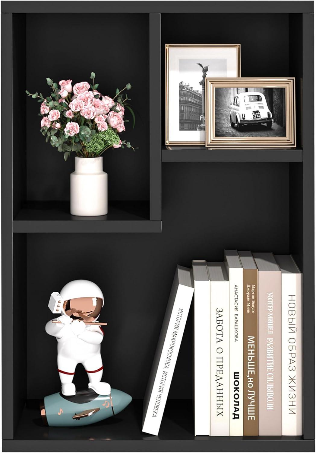 How We Organized Our Space with the VECELO 3-Cube Bookshelf