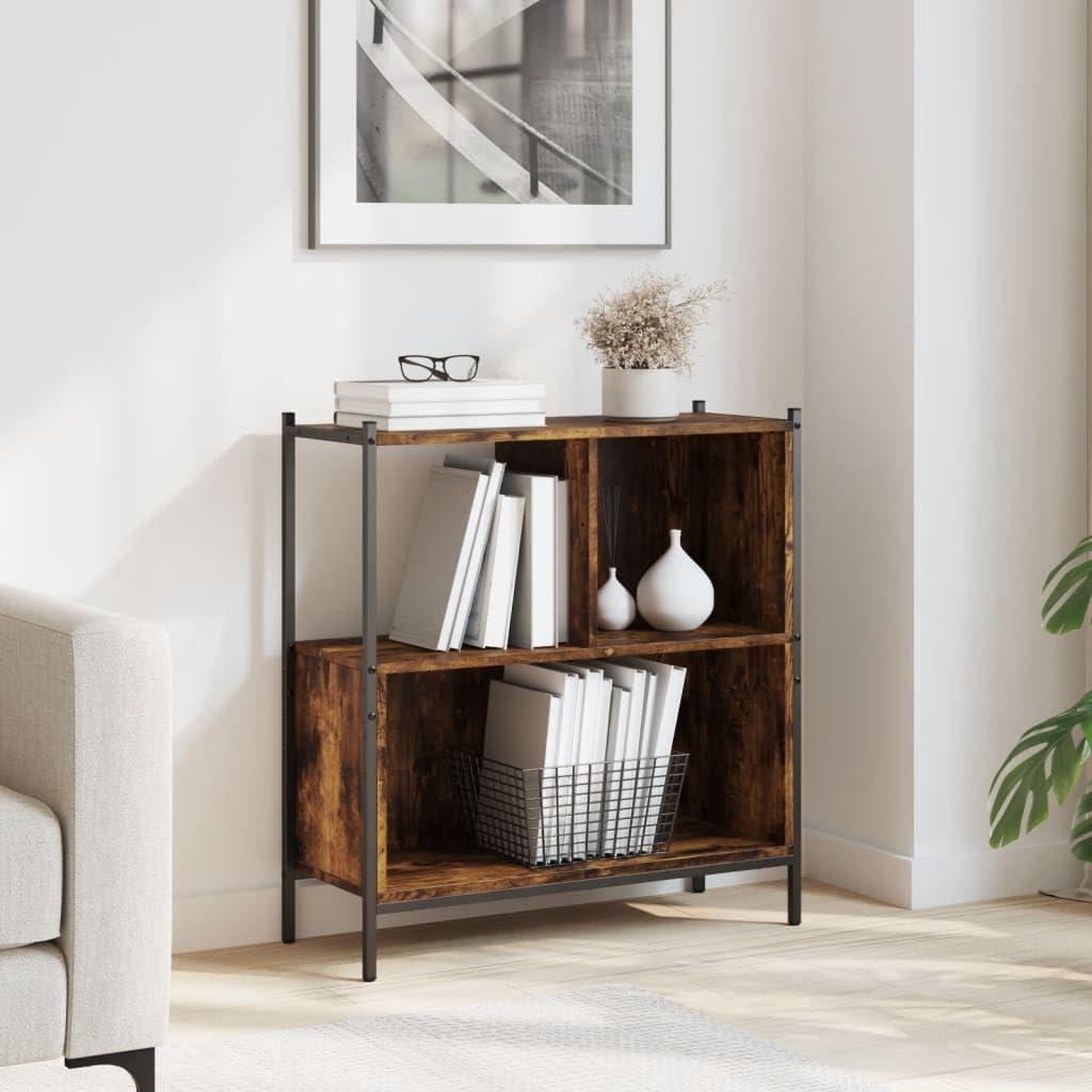 How We Organized Our Space with the Smoked Oak Bookcase