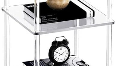 Our Take on the Clear Acrylic Corner Bookshelf: Stylish & Space-Savvy