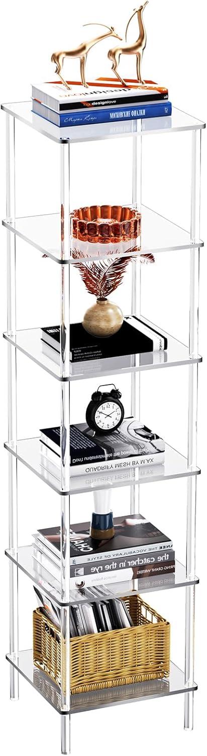 Our Take on the Clear Acrylic Corner Bookshelf: Stylish & Space-Savvy