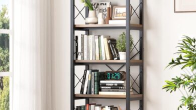 Our Take on the Rustic 5-Tier Arched Industrial Bookcase