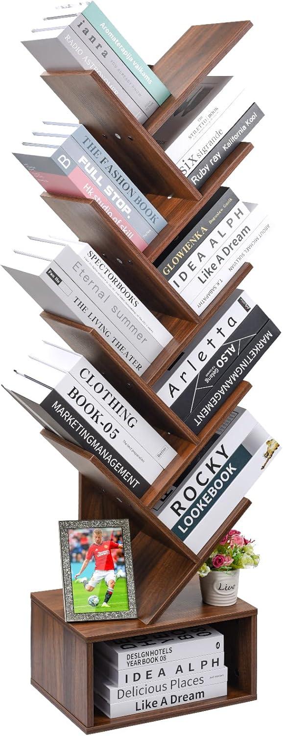 Our Take on the Luckyeestar 8-Tier Tree Bookshelf: Space & Style